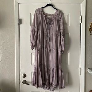 Lavender midi dress